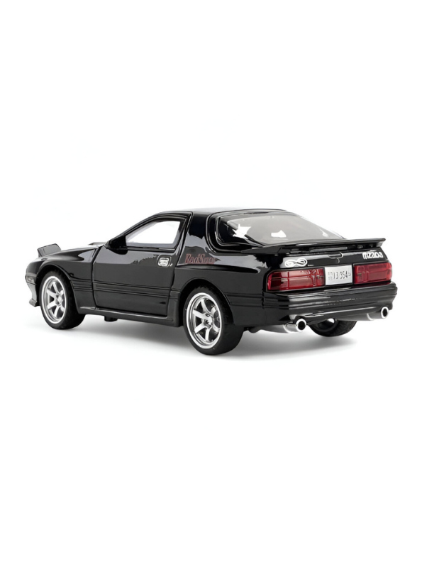 Black - Mazda RX-7 Elite Metal Diecast Car - Scale 1:32 - TV5395