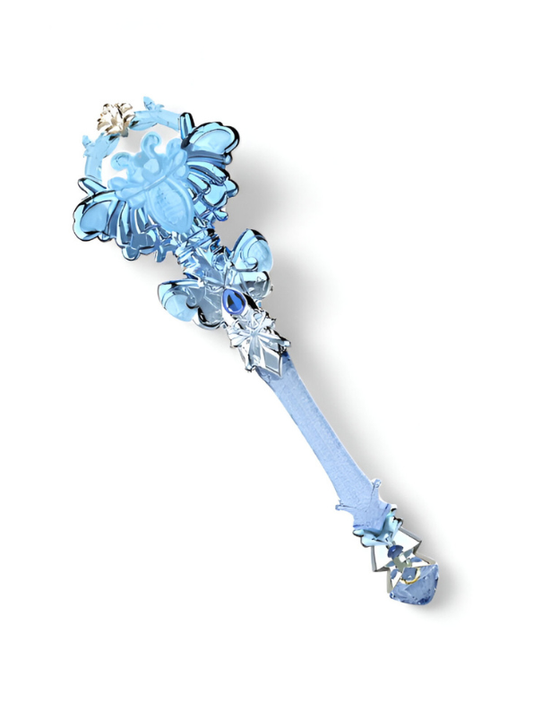 Blue - Enchanted Crystal Wand Prop Replica - Magical Fantasy Staff/Scepter Collectible NX15648