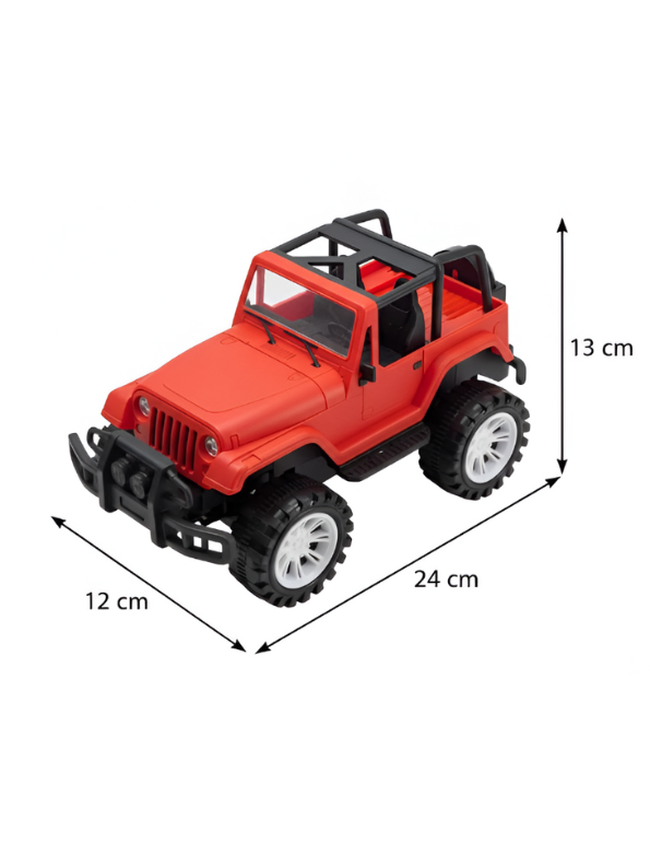 Red Toy Jeep Wrangler - Off-Road Adventure Vehicle for Kids