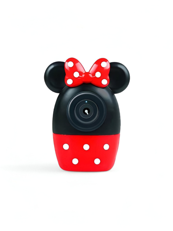 Minnie Mouse Bubble Camera Toy for Kids | Automatic Bubble Blower with Cool Lights & Music LMI13662