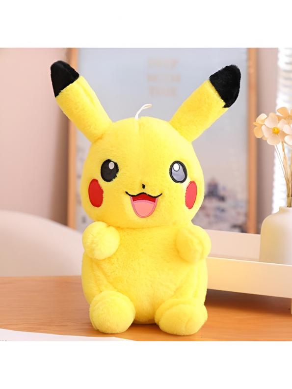 Pikachu Plush Toy | Soft & Cuddly | Official Pokémon Merchandise | 8 Inch LMI11548