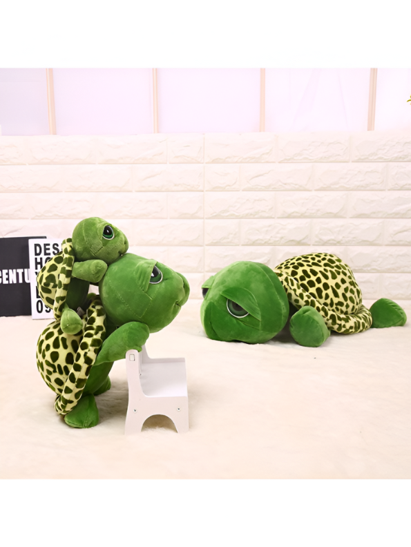 Green Tortoise Soft Toy | Stuffed Animal for Kids | 7-Inch Plush LMI12230