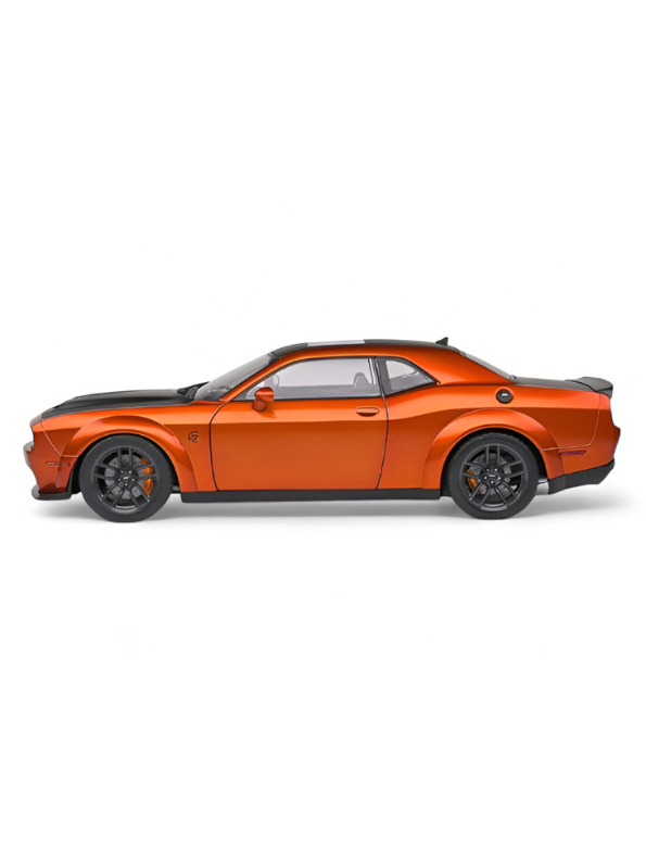 Orange - Dodge Challenger Diecast Car 1:32 Scale with Openable Doors - Hellcat Replica TV5398