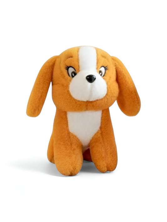 Adorable Orange & White Puppy Plush Toy | 7" Soft Dog Stuffed Animal LMI12228