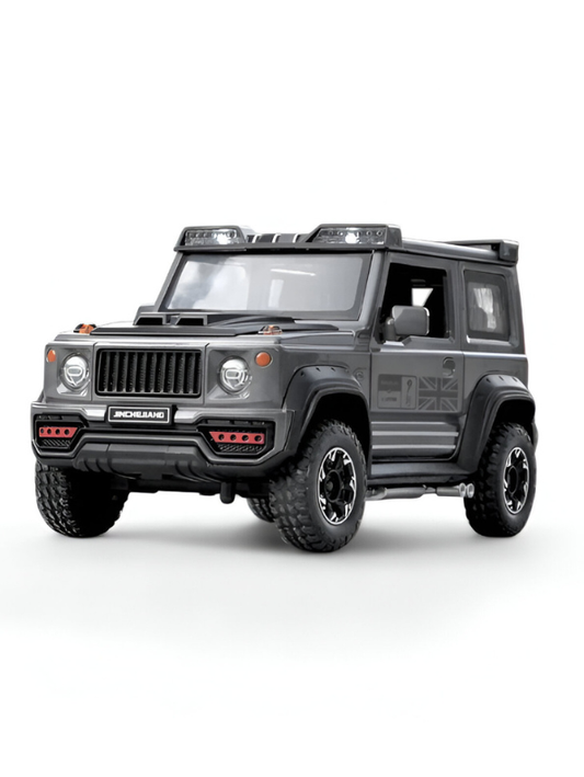 Suzuki Jimny Diecast Car 1:24 Scale | Metal Alloy Body | Pull Back w/ Light & Sound Toy LMI15473.