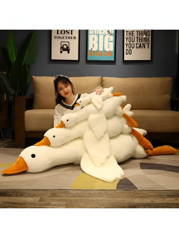 Cute & Squishy Duck Soft Toy | Plush Goose Stuffed Animal - 7 Inch LMI12229