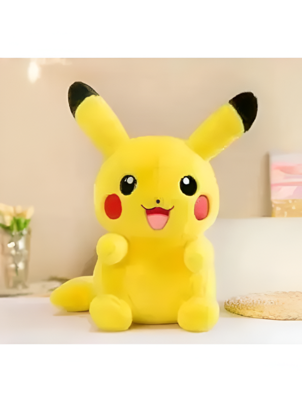 Pikachu Plush Toy | Soft & Cuddly | Official Pokémon Merchandise | 8 Inch LMI11548