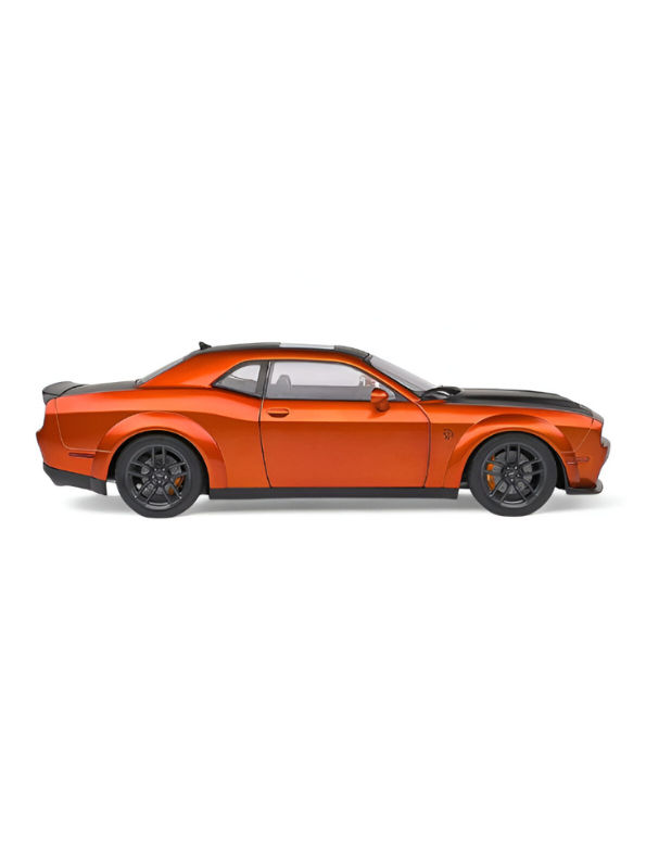 Orange - Dodge Challenger Diecast Car 1:32 Scale with Openable Doors - Hellcat Replica TV5398