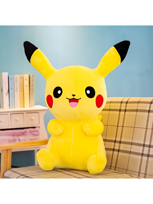 Pikachu Plush Toy | Soft & Cuddly | Official Pokémon Merchandise | 8 Inch LMI11548