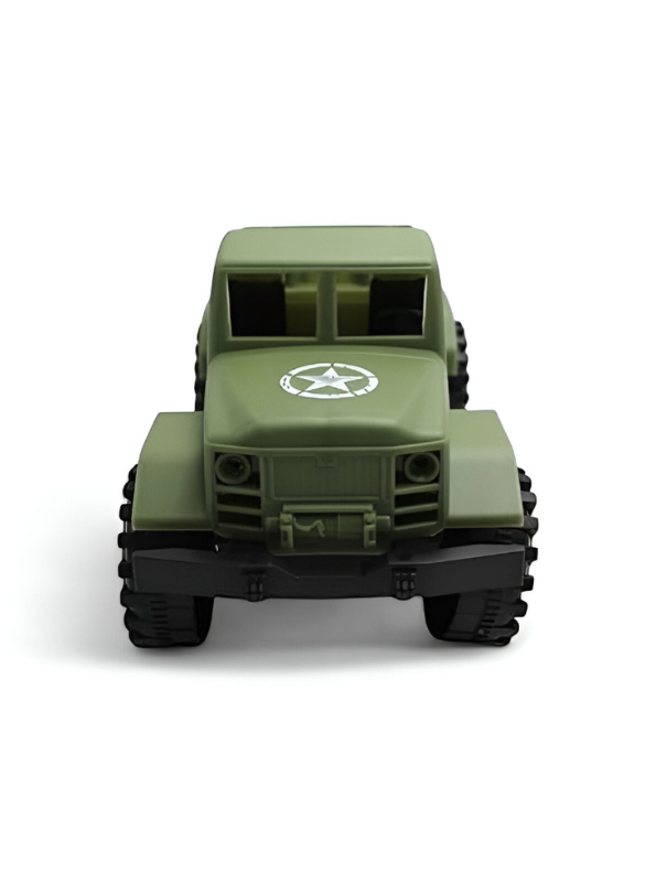 Military Toy Truck for Boys | Army Green Vehicle with Off-Road Wheels