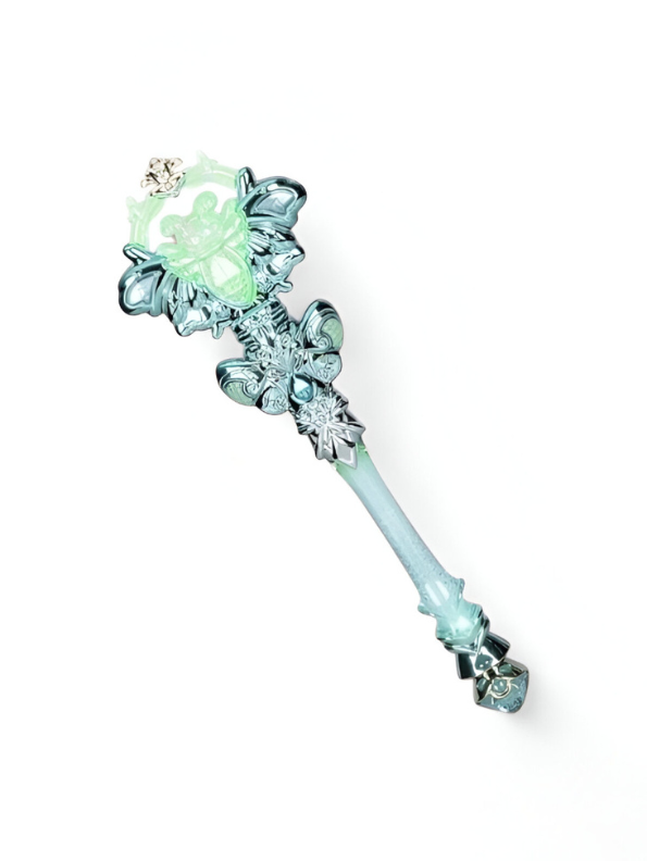 Green - Enchanted Crystal Wand Prop Replica - Magical Fantasy Staff/Scepter Collectible NX15648