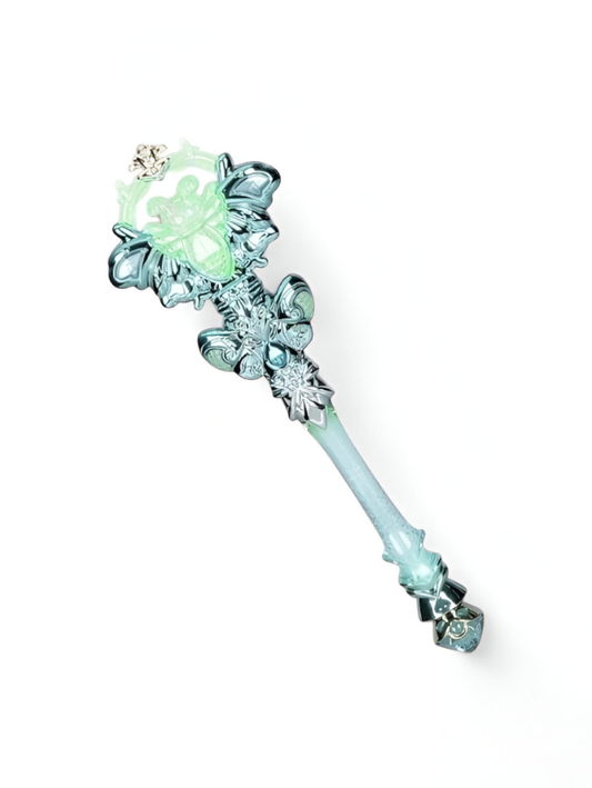 Green - Enchanted Crystal Wand Prop Replica - Magical Fantasy Staff/Scepter Collectible NX15648