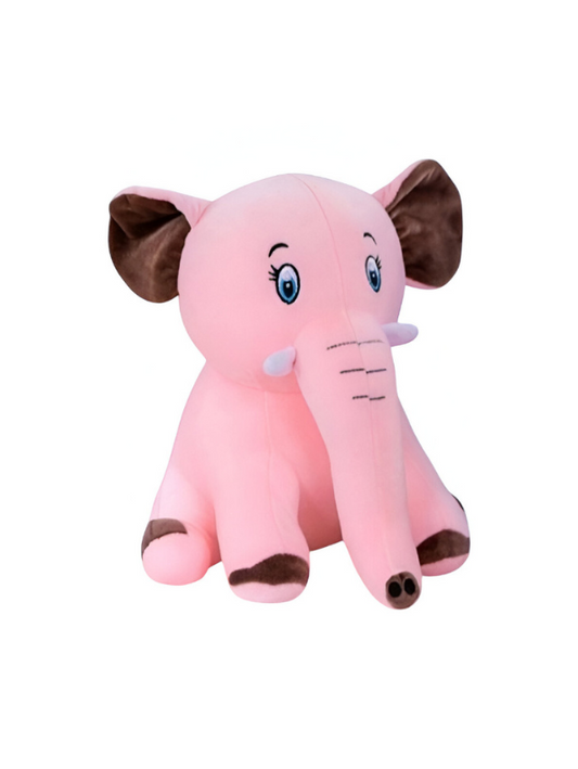 Pink - Jumbo Elephant Soft Toy | Plush Stuffed Animal for Kids | 10 Inch LMI11478