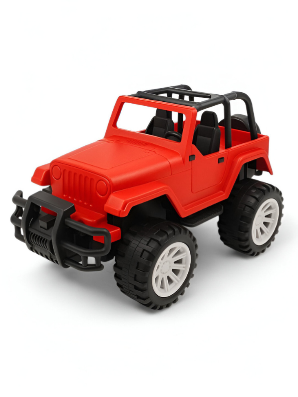 Red Toy Jeep Wrangler - Off-Road Adventure Vehicle for Kids