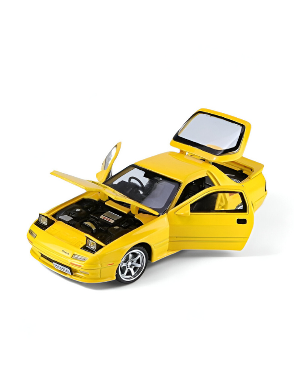 Yellow - Mazda RX-7 Elite Metal Diecast Car - Scale 1:32 - TV5395