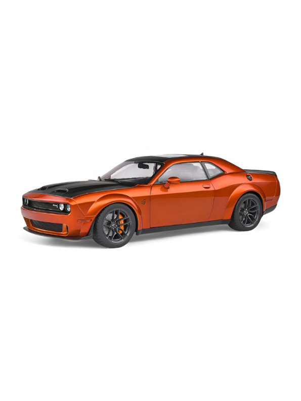 Orange - Dodge Challenger Diecast Car 1:32 Scale with Openable Doors - Hellcat Replica TV5398
