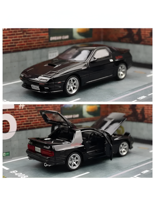 Black - Mazda RX-7 Elite Metal Diecast Car - Scale 1:32 - TV5395