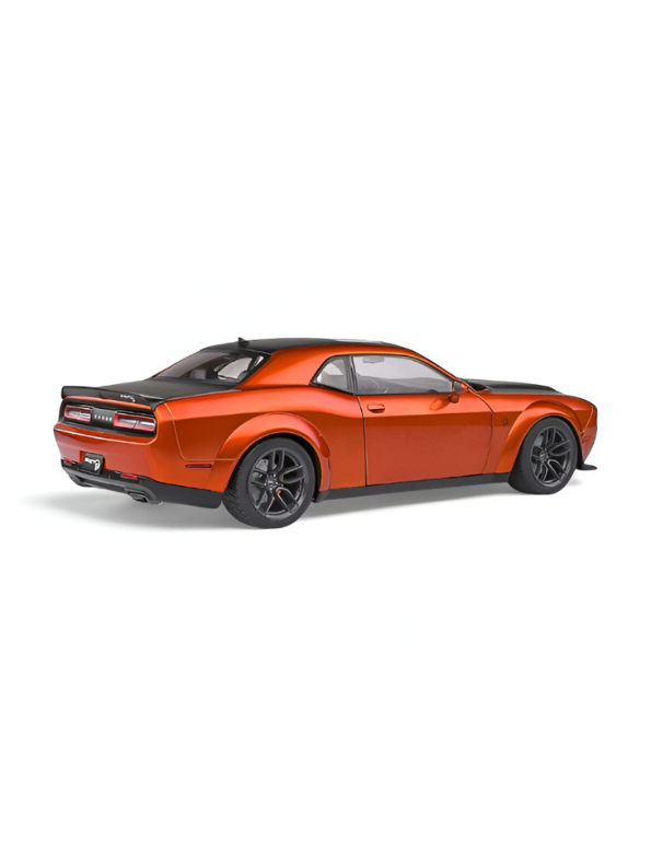 Orange - Dodge Challenger Diecast Car 1:32 Scale with Openable Doors - Hellcat Replica TV5398