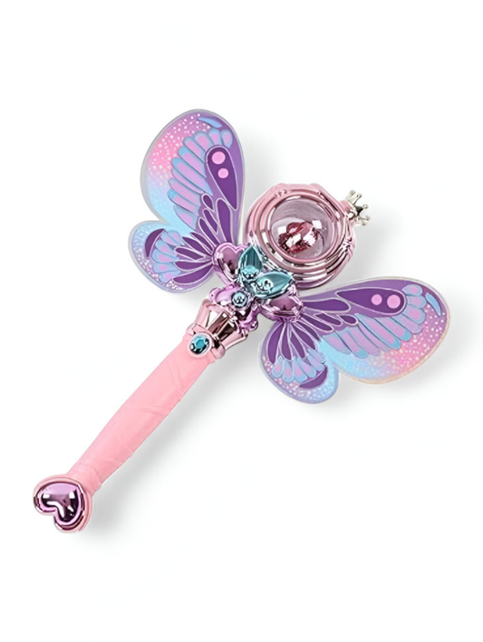 Purple - Magical Fairy Wand Toy for Girls with Light and Sound - Princess Dress Up Accessory NX12392