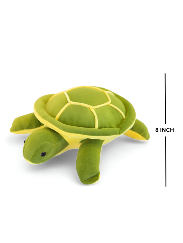 Cute Turtle Soft Toy - 8 Inch Stuffed Plush Animal for Kids LMI12233