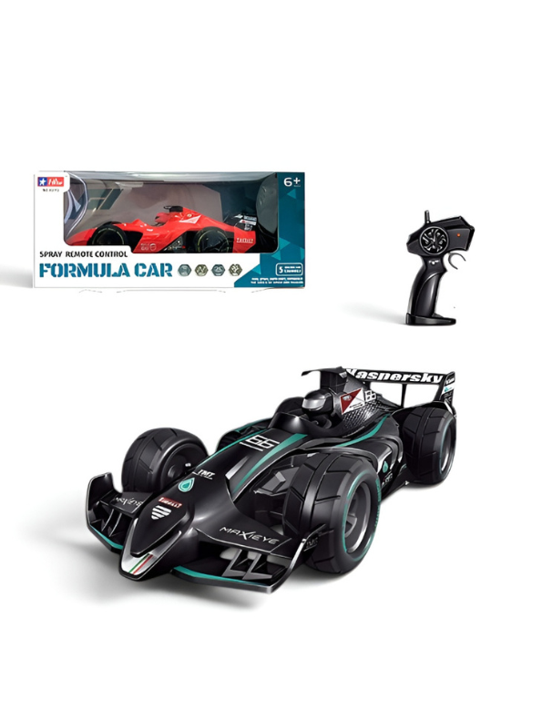 Pro Series Formula 1 RC Spray Racing Car | Blue 2.4GHz Remote Control MD709.