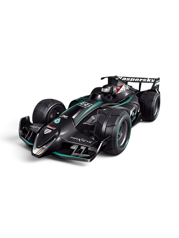 Pro Series Formula 1 RC Spray Racing Car | Blue 2.4GHz Remote Control MD709.