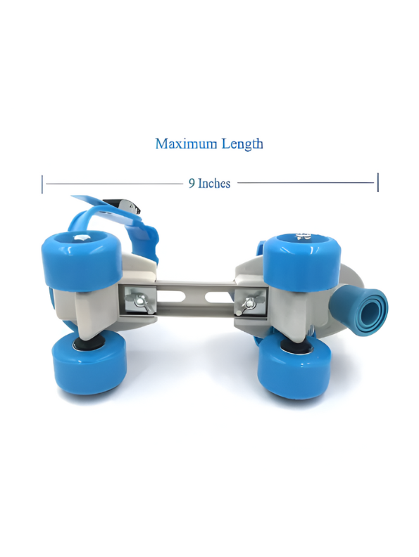 Quad Roller Skates – Safe 4-Wheel Design for Indoor & Outdoor Training Blue LMI10837.