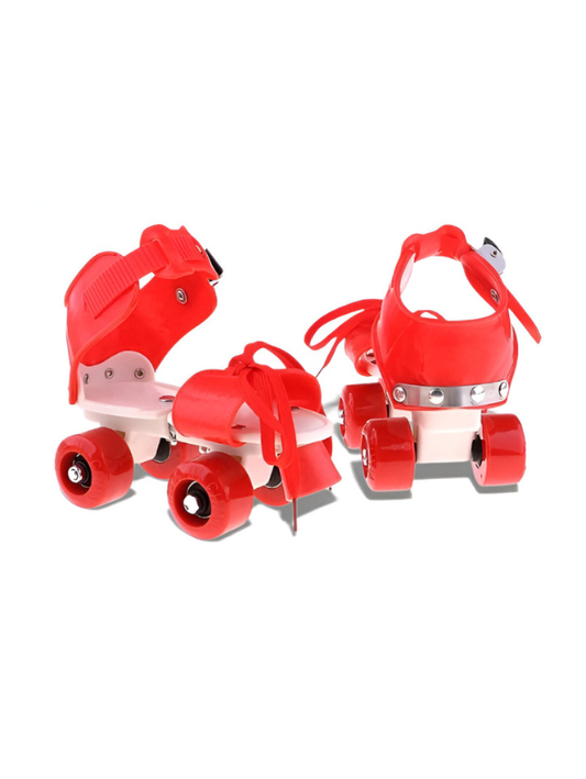 Quad Roller Skates – Safe 4-Wheel Design for Indoor & Outdoor Training Red LMI10837.