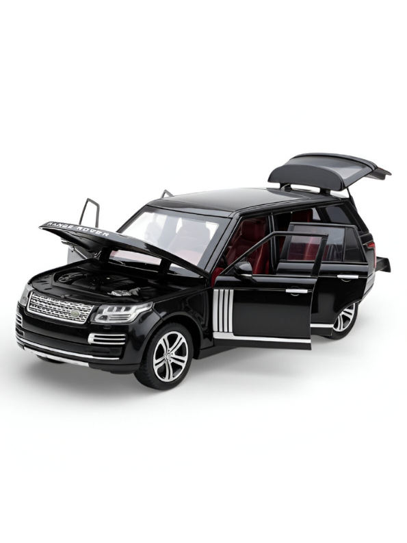 Range Rover L405 Diecast Model Car 1:32 Scale - Black - New in Box - Detailed Interior, Opening Doors - Land Rover Enthusiast Gift LMI16323