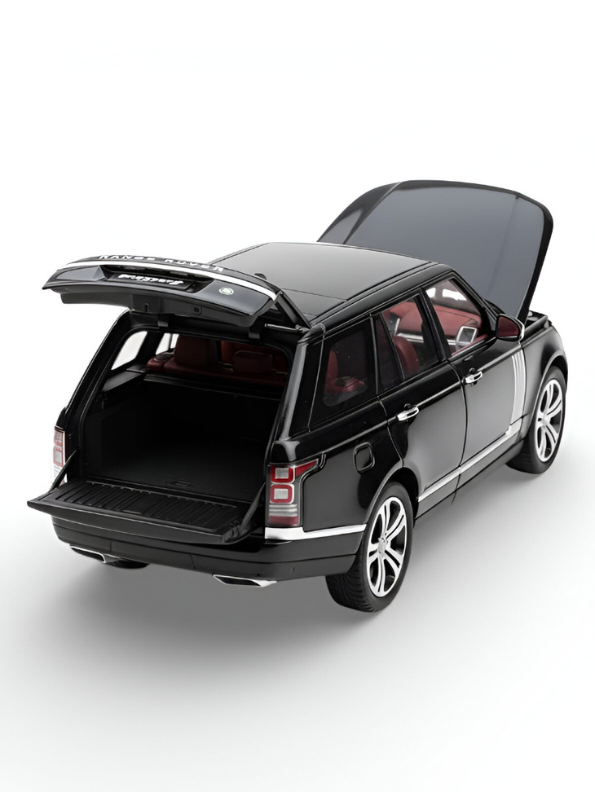 Range Rover L405 Diecast Model Car 1:32 Scale - Black - New in Box - Detailed Interior, Opening Doors - Land Rover Enthusiast Gift LMI16323