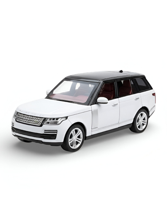 Range Rover L405 Diecast Model Car 1:32 Scale - White - New in Box - Detailed Interior, Opening Doors - Land Rover Enthusiast Gift LMI16323