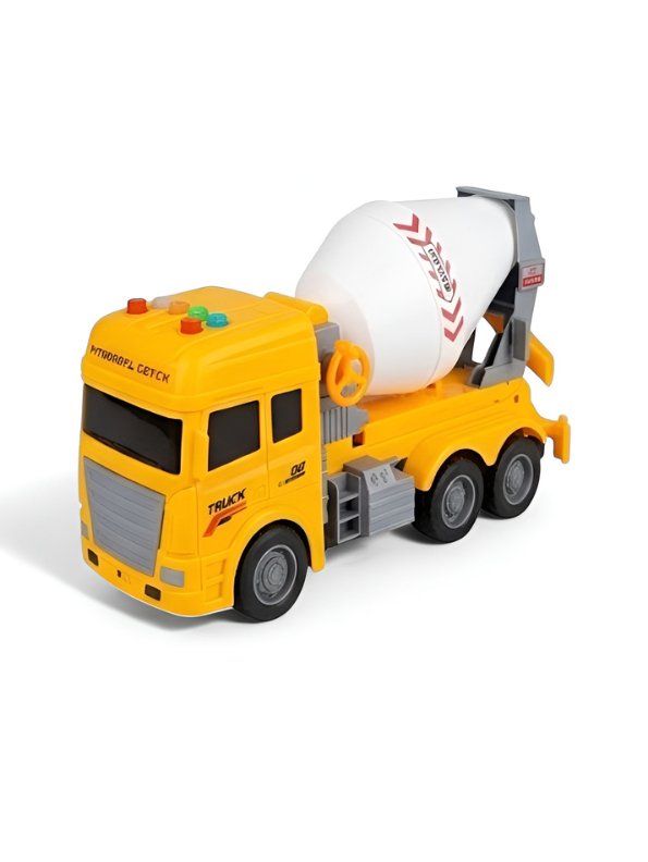 RC Cement Mixer Truck Toy with 360° Rotating Drum TV4371.