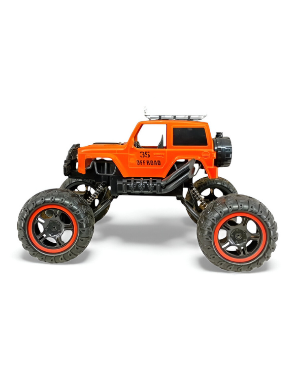 RC Climbing Car 4x4 – High-Speed Off-Road Remote Control Car Toy for Kids & Adults Orange - LMI14921.