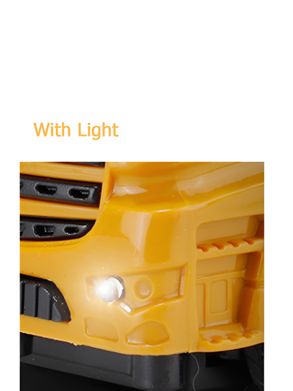 RC Construction Cherry Picker Truck Toy – Remote Control Man Lift Crane with Lights, 360° Rotating Boom TV5145.