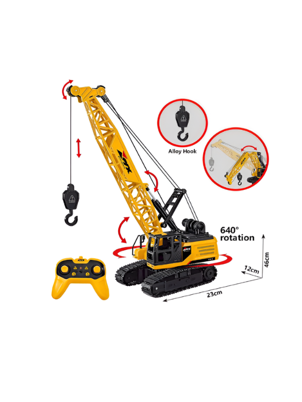 RC Crawler Crane Toy with Alloy parts MD710.
