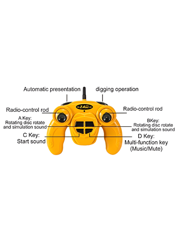 RC Dump Truck Toy – 2.4GHz Remote Control Heavy Duty Construction Dumper Dump Truck LMI15100