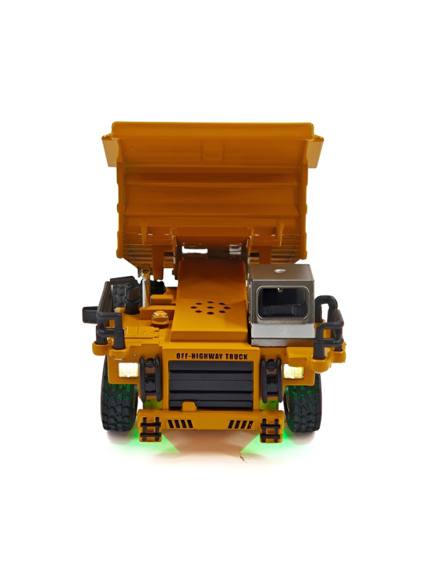 RC Dumper Truck Toy – 2.4GHz Remote Control Engineering Construction Car with Functional Tipping Bed & Simulation Styling TV7311