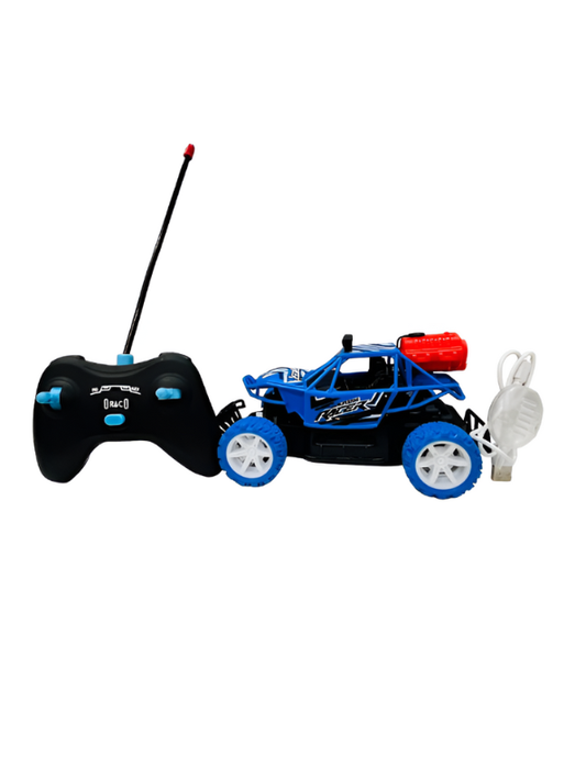 RC Off-Road Rock Crawler Truck – 2.4GHz Remote Control Monster Truck with USB Rechargeable Battery & All-Terrain Tires for Kids and Adults Blue LMI15175.