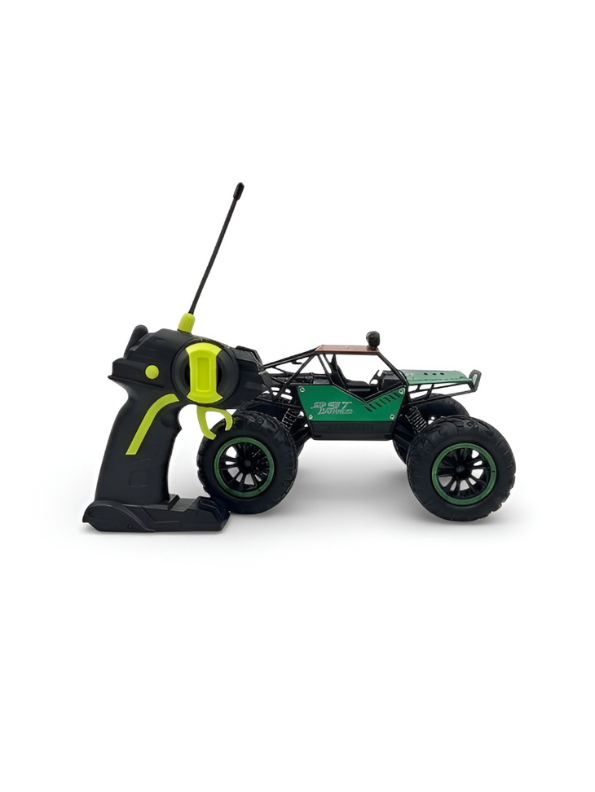 RC Rock Crawler 4WD Off-Road Monster Truck 1:18 Scale Metallic Green.