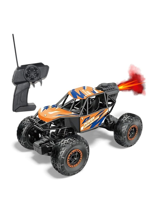 Extreme Die-Cast 4x4 RC Rock Crawler with Anti-Interference Remote - All-Terrain Off-Road Buggy LMI12433
