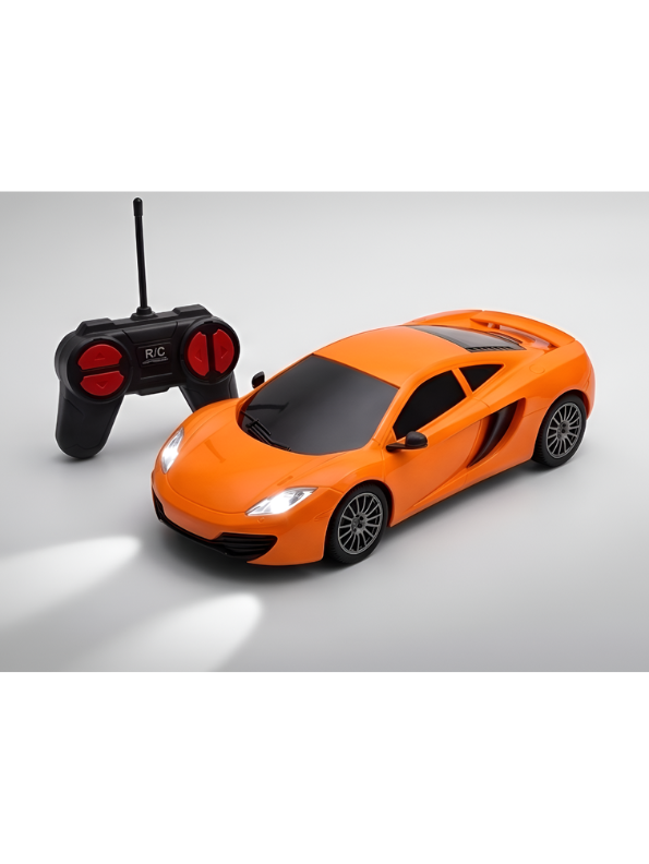 RC Supercar Toy – Orange High-Speed Remote Control Racing Car for Kids LMI9838