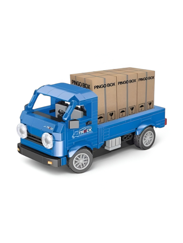 RC Truck Building Block Set – 1:20 Scale Remote Control Cargo Truck with DIY Construction Bricks TV6839.