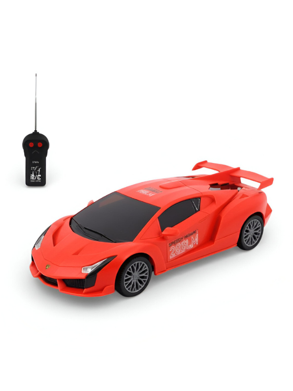 Speedy Lambo Red Remote Control Car - 1:24 Scale RC Sports Car for Kids, 27MHz Full Function Electric Toy Racing Car, Birthday Gift for Boys and Girls Ages 4+ LMI15720