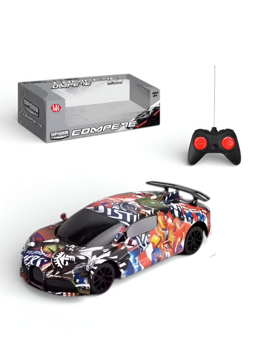 High-Speed Remote Control Car for Kids – Lumo Graffiti Series RC Supercar 1:18 Scale, Wireless Racing Toy, Perfect Gift for Boys LMI13296
