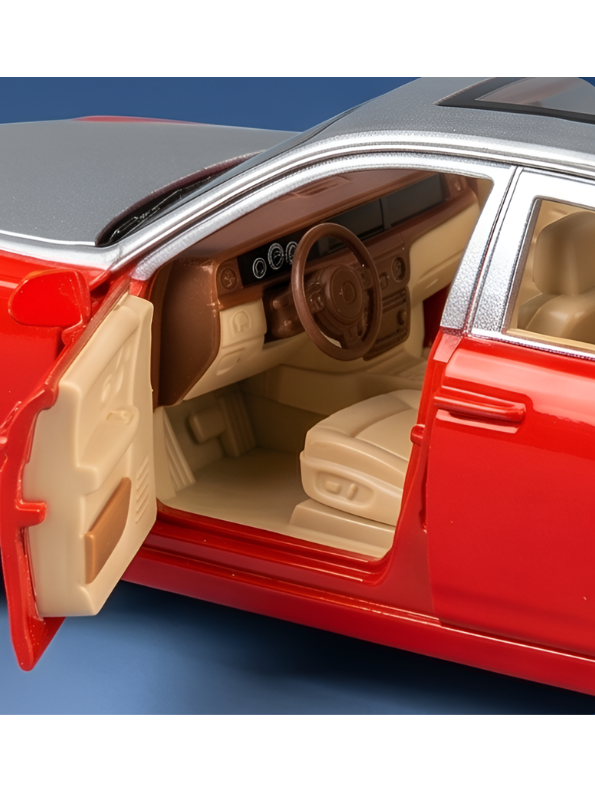 Rolls-Royce Phantom Replica Model Car | Red Premium Collectible Toy Vehicle for Kids and Adults NX15746