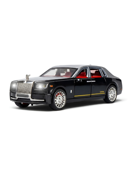 Rolls-Royce Phantom Replica Model Car | Black Premium Collectible Toy Vehicle for Kids and Adults NX15746