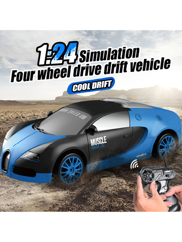 4WD High-Speed RC Drift Car Toy - 2.4GHz Remote Control Racing Car NX16777