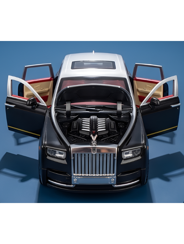 Rolls-Royce Phantom Replica Model Car | Black Premium Collectible Toy Vehicle for Kids and Adults NX15746