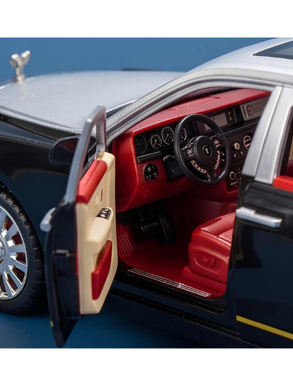 Rolls-Royce Phantom Replica Model Car | Black Premium Collectible Toy Vehicle for Kids and Adults NX15746