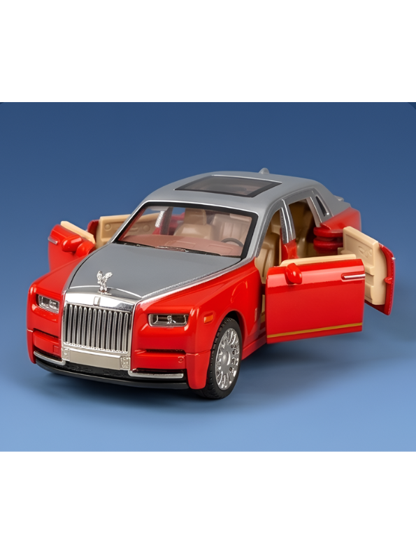 Rolls-Royce Phantom Replica Model Car | Red Premium Collectible Toy Vehicle for Kids and Adults NX15746